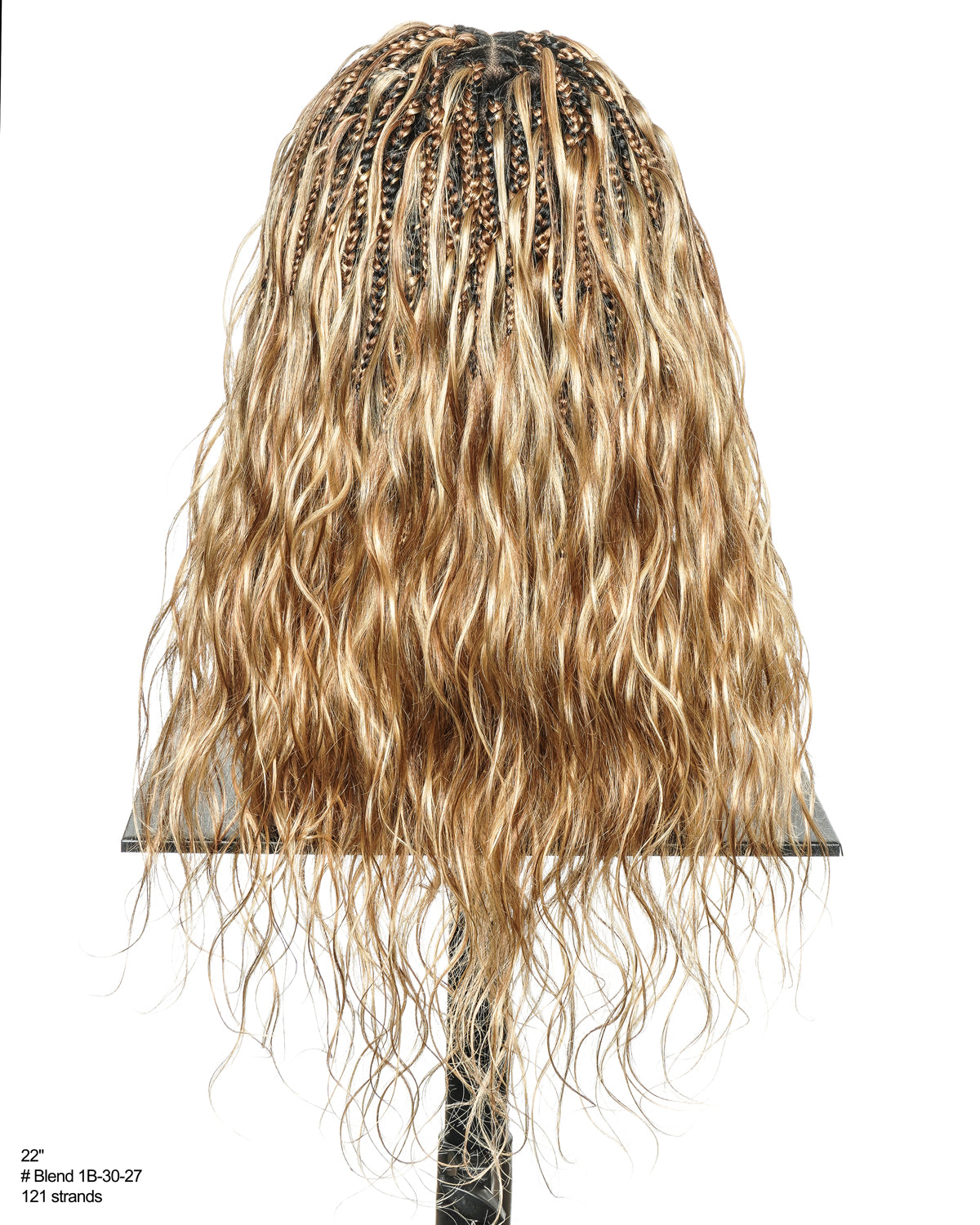 Michelle - 22" Salon-Style Balayage Blend 30/27 Boho Box Braided Wig