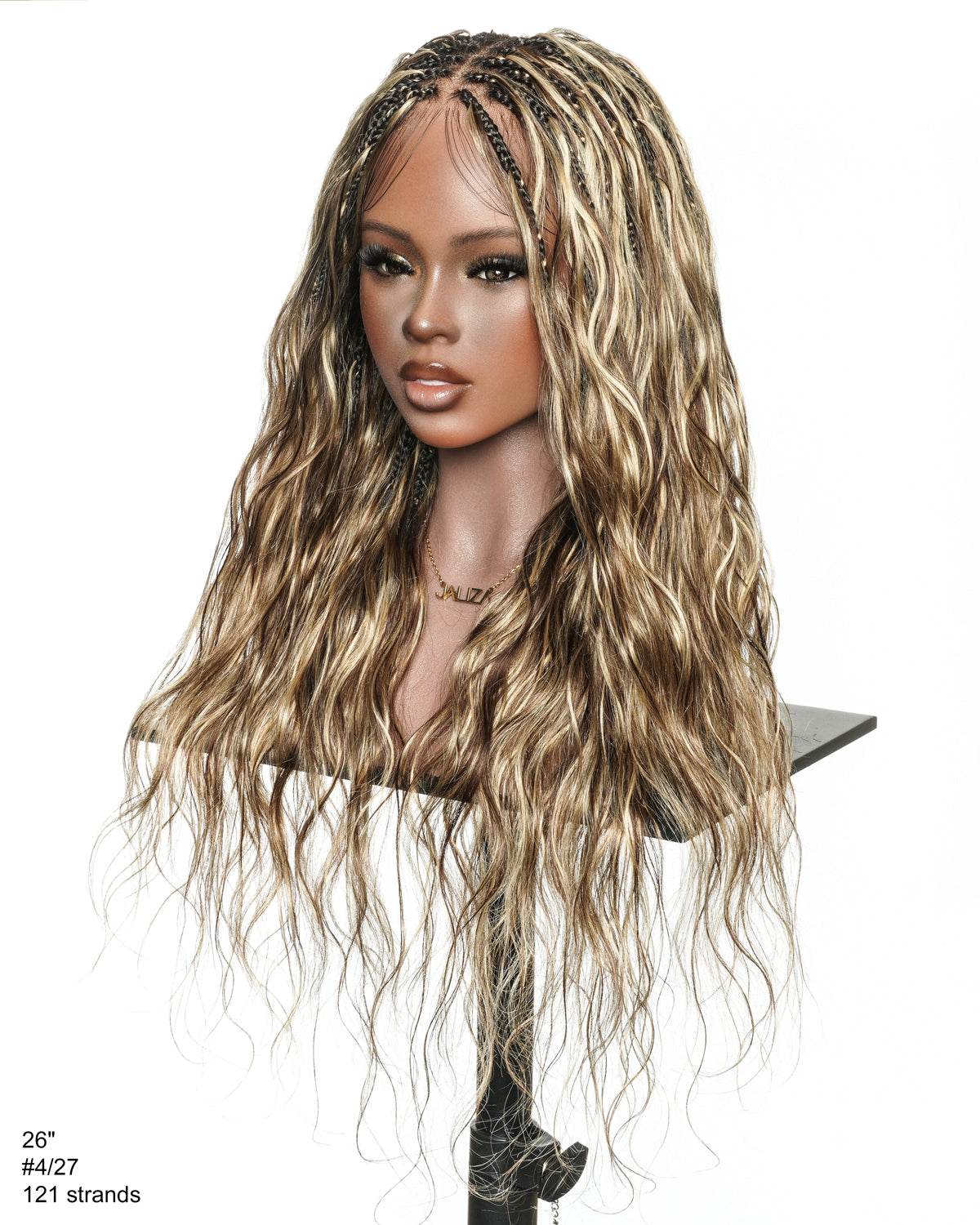 Michelle 26 inch 4-27 loose body boho box braided wig