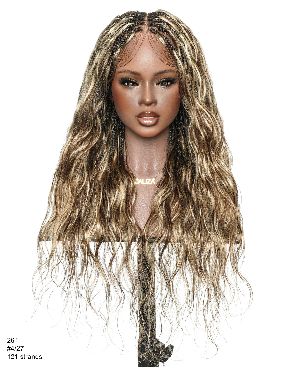 Michelle 26 inch 4-27 loose body boho box braided wig