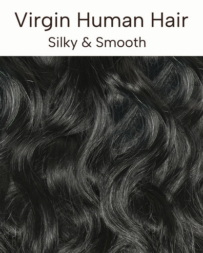 Michelle Braiding Hair Kit - Salon Solution Pre-Separated Human Hair Bulk Hair & Synthetic Fiber