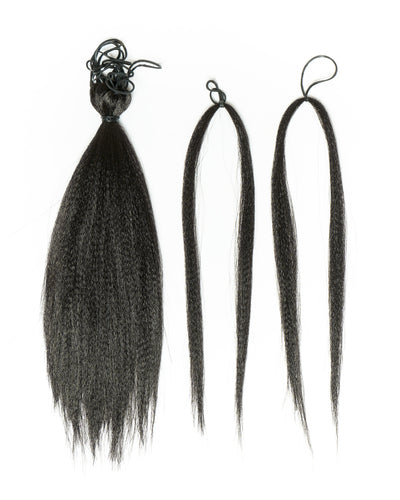 Michelle Braiding Hair Kit - Salon Solution Pre-Separated Human Hair Bulk Hair & Synthetic Fiber
