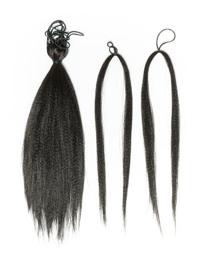Michelle Braiding Hair Kit - Salon Solution Pre-Separated Human Hair Bulk Hair & Synthetic Fiber