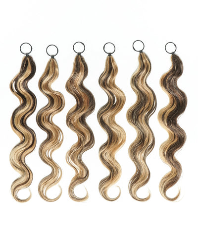18" 100% Hand-Made Human Hair Feather Crochet Hair For Miracle Knots Hair Extensions