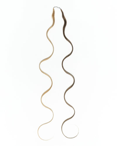 18" 100% Hand-Made Human Hair Feather Crochet Hair For Miracle Knots Hair Extensions
