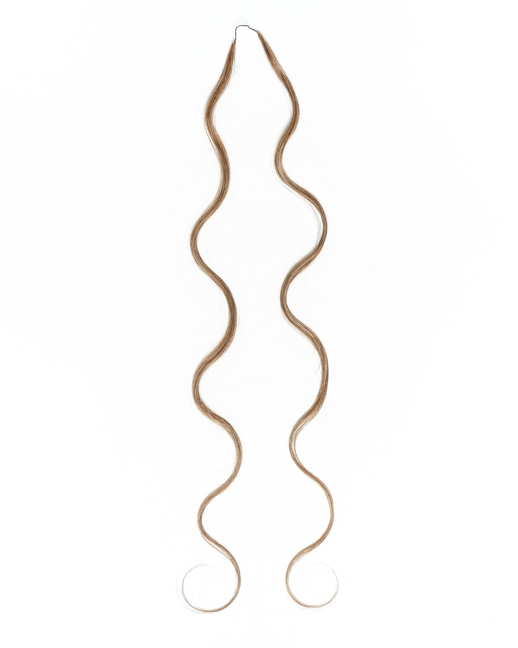 18" 100% Hand-Made Human Hair Feather Crochet Hair For Miracle Knots Hair Extensions