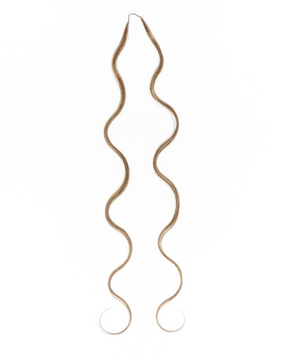 18" 100% Hand-Made Human Hair Feather Crochet Hair For Miracle Knots Hair Extensions
