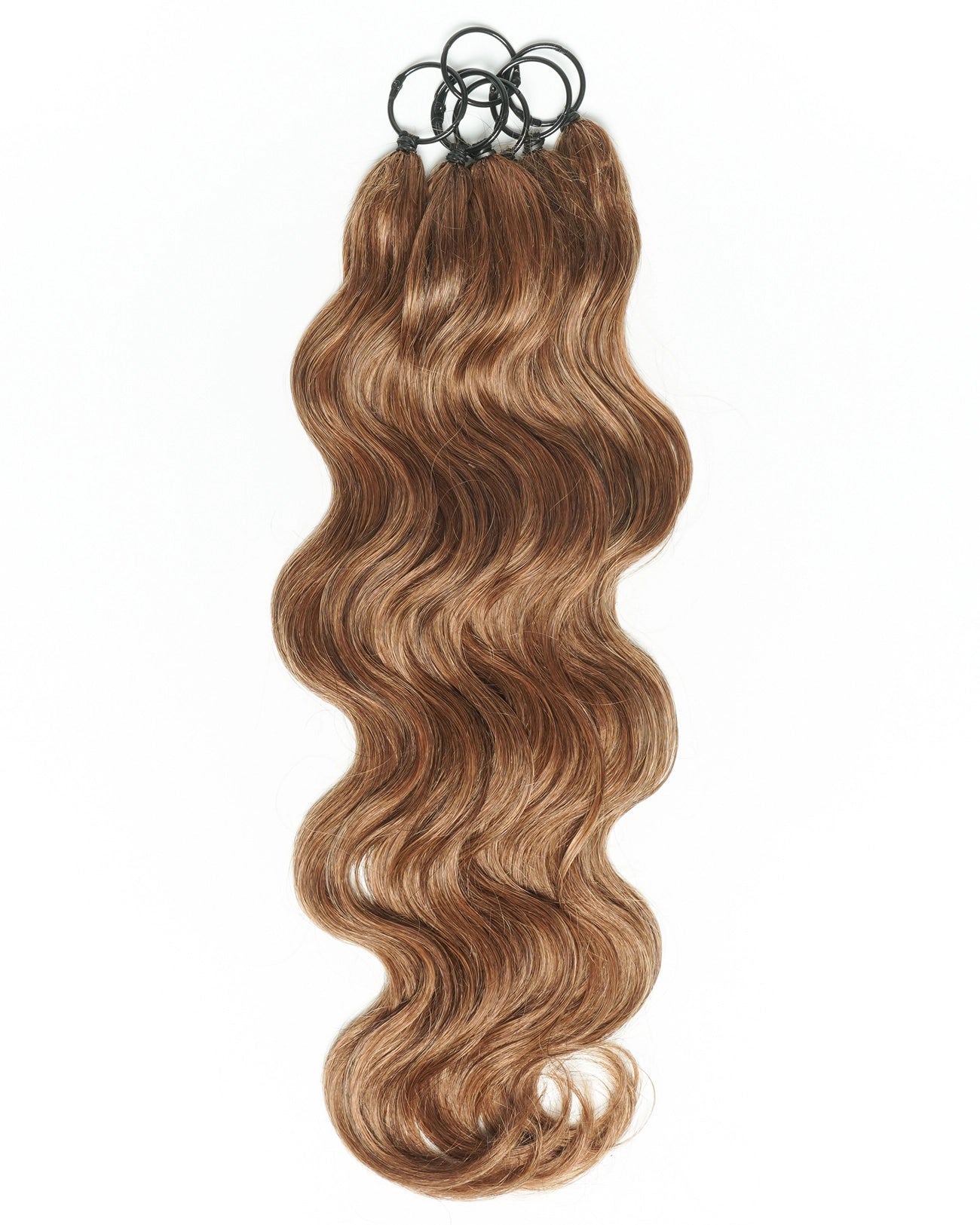 18" 100% Hand-Made Human Hair Feather Crochet Hair For Miracle Knots Hair Extensions