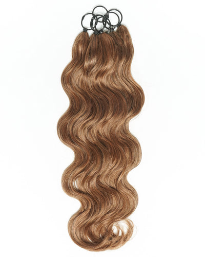 18" 100% Hand-Made Human Hair Feather Crochet Hair For Miracle Knots Hair Extensions