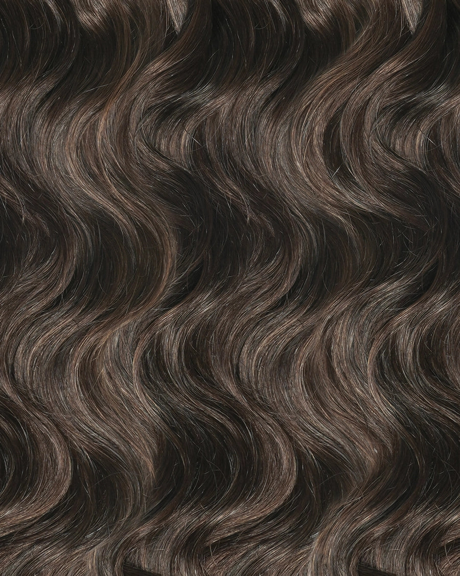 18" 100% Hand-Made Human Hair Feather Crochet Hair For Miracle Knots Hair Extensions