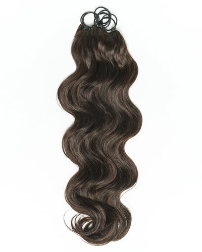 18" 100% Hand-Made Human Hair Feather Crochet Hair For Miracle Knots Hair Extensions