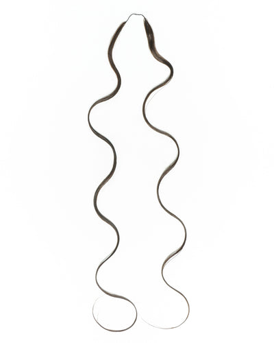 18" 100% Hand-Made Human Hair Feather Crochet Hair For Miracle Knots Hair Extensions