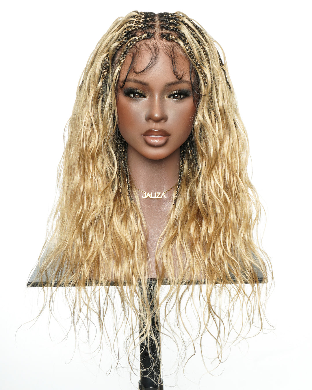 Michelle 22 inch Honey Blond Braided Wig