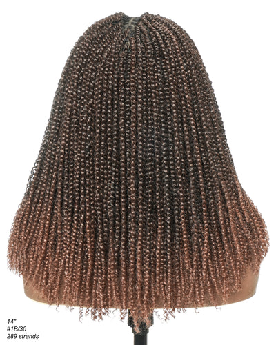 Tina - Small Head Friendly Senegalese Mini Twist Glueless Braided Wig (Small Cap Size for Petite Head)