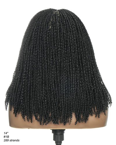Tina - Small Head Friendly Senegalese Mini Twist Glueless Braided Wig (Small Cap Size for Petite Head)