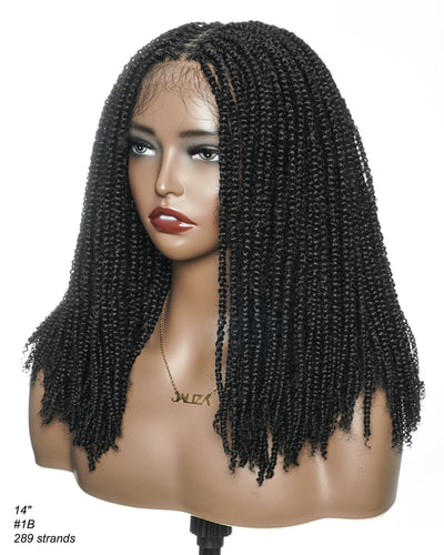 Tina - Small Head Friendly Senegalese Mini Twist Glueless Braided Wig (Small Cap Size for Petite Head)