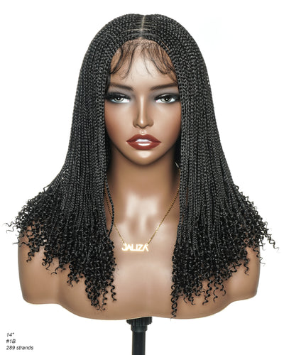 Tina - Small Head Friendly Senegalese Mini Twist Glueless Braided Wig (Small Cap Size for Petite Head)