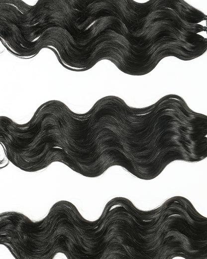 100% Human Hair Miracle Knots Crochet Hair Body Wave Extensions