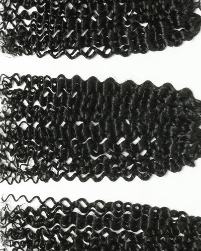 18" 100% Hand-Made Human Hair Feather Crochet Hair For Miracle Knots Hair Extensions