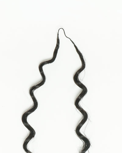 18" 100% Hand-Made Human Hair Feather Crochet Hair For Miracle Knots Hair Extensions