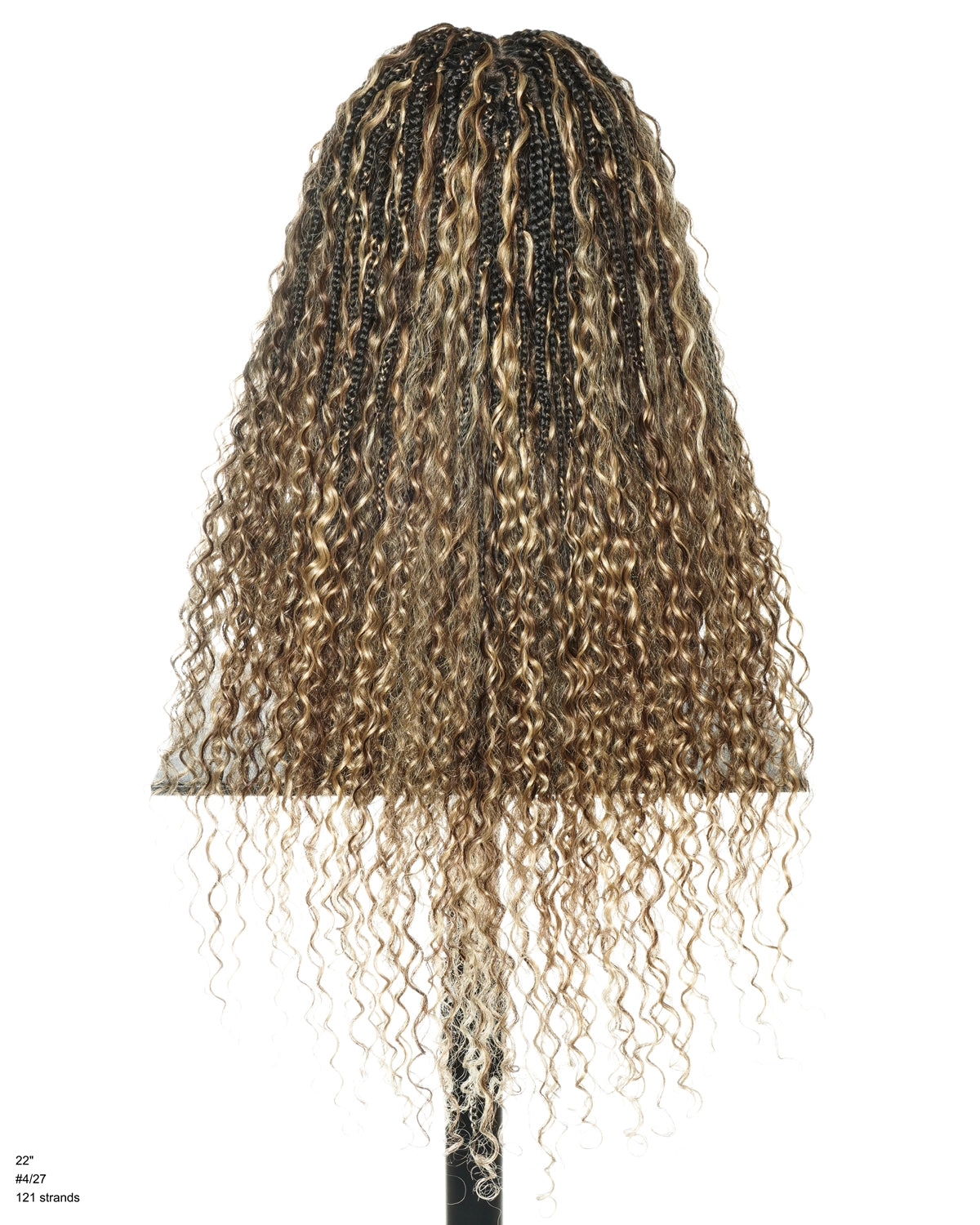 22" Slip-on™ Blend 4/27 Water Wave Bora Bora Braided Wig
