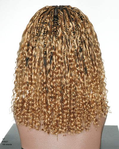 Nami Bob 12" - JALIZA Slip-On™ Water Wave Boho Box Braided Wig