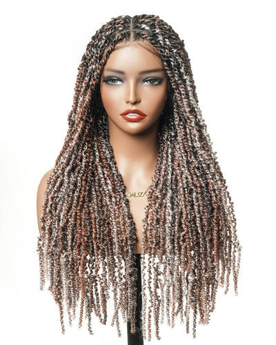 Pavana - Super Lightweight Passion Twist 28" Swiss HD Lace Full Lace Braided Wig 100 Strands