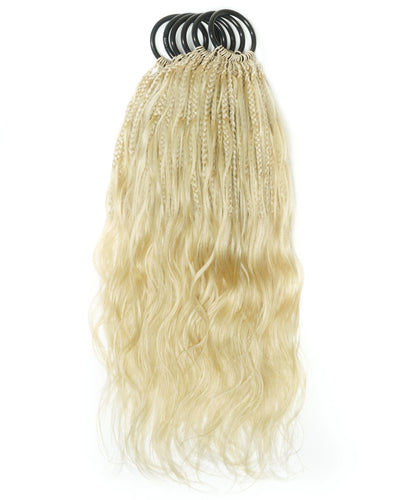 18" Ghost Loop™ Crochet Boho Braids With Human Hair Curls