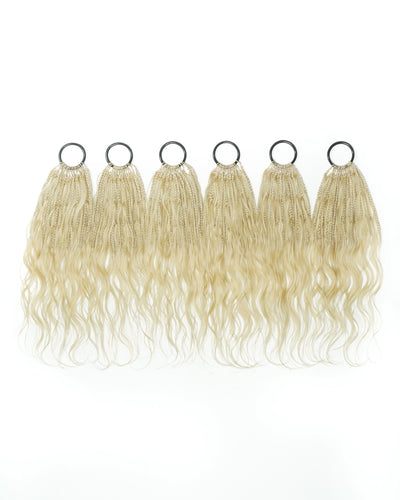 18" Ghost Loop™ Crochet Boho Braids With Human Hair Curls
