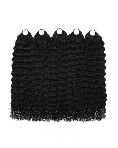 PrimeFlow™ 100% Human Hair Water Wave Crochet Hair For Miracle Knots Boho Braids