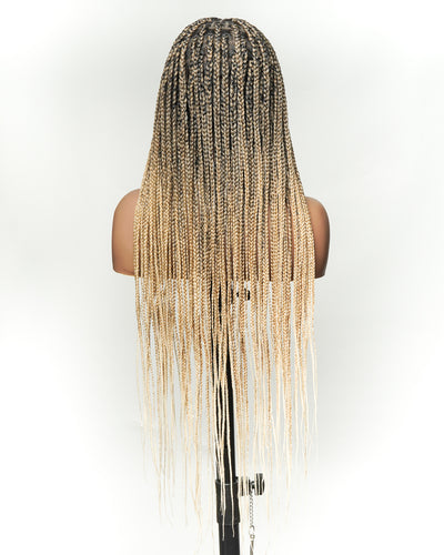 Swiss HD Full Lace Knotless Box Braided Wig