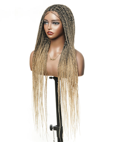 Swiss HD Full Lace Knotless Box Braided Wig