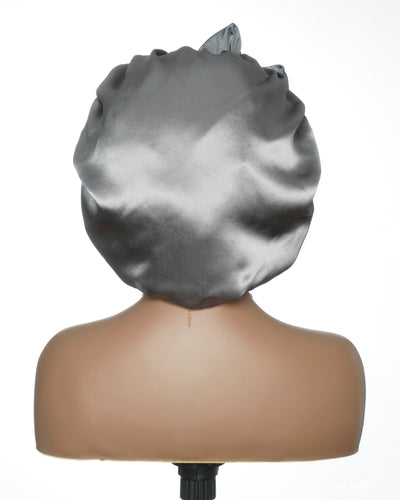 100% Pure Mulberry Silk Sleep Bonnet – Double-Layer & Reversible Design