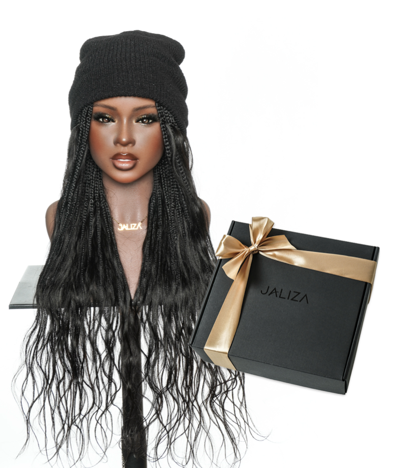 26" Glueless Boho Braids Band with Human Hair Body Wave Curls (Single Braid 22")