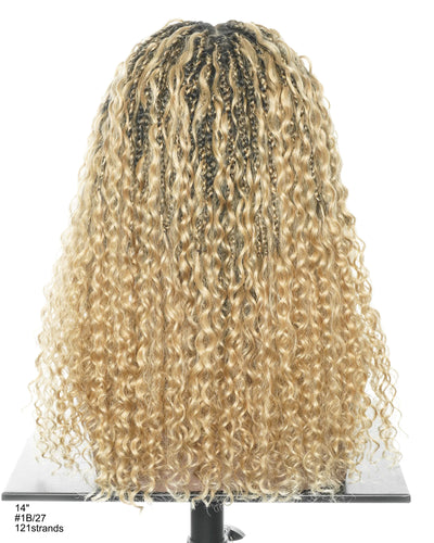 Nami Bob Style- JALIZA Slip-On™ Water Wave Boho Box Braided Wig (Full Version)