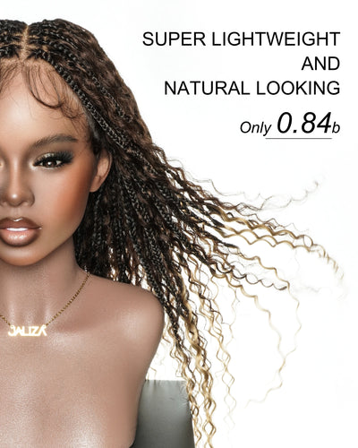 22" Slip-on™ Ombre 4/27 Water Wave Bora Bora Braided Wig